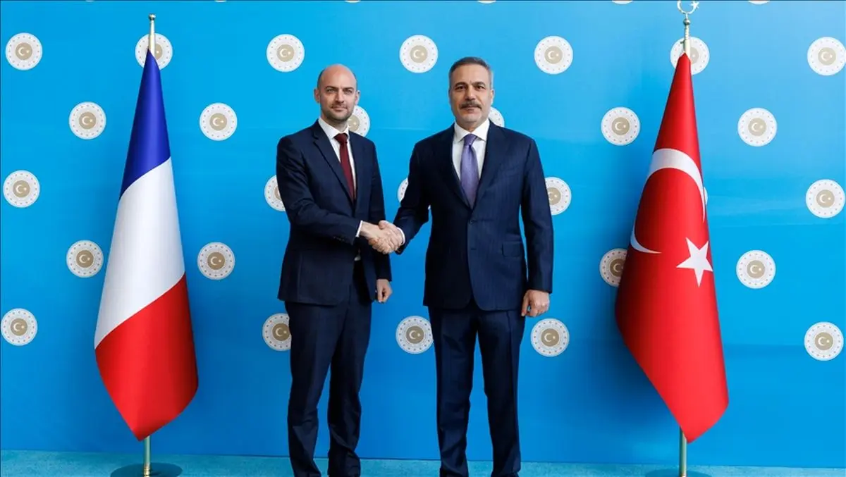 دیدار فیدان و همتای فرانسوی در آنکارا