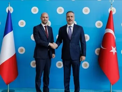 دیدار فیدان و همتای فرانسوی در آنکارا
