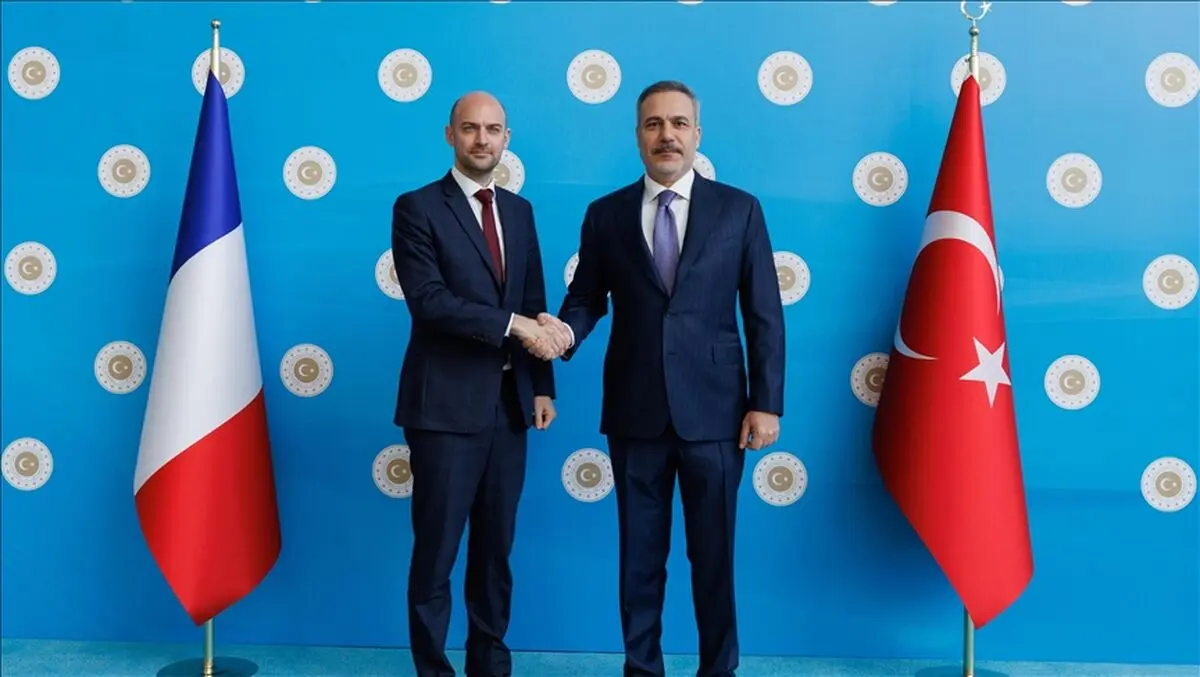 دیدار فیدان و همتای فرانسوی در آنکارا