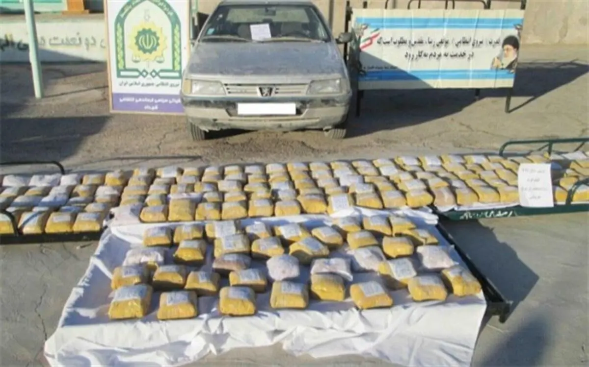 کشف ۲۰۰ کیلوگرم هروئین توسط ماموران گمرک بازرگان