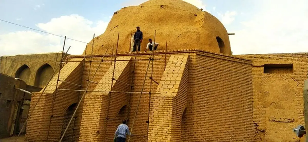 آغاز مرمت مسجد جامع تاریخی شهر خواف همزمان با هفته میراث‌فرهنگی