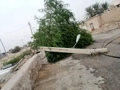 ​طوفان «چهل‌پسین» ۹۷۰ میلیارد ریال به شبکه برق فارس خسارت زد
