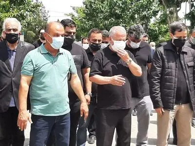 تصاویری از خاکسپاری غریبانه کاپیتان پرسپولیس (گزارش تصویری)