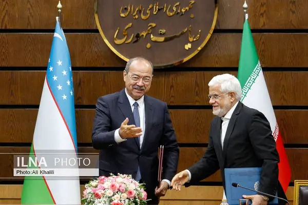 استقبال رسمی معاون اول رئیس‌جمهور از نخست وزیر ازبکستان 