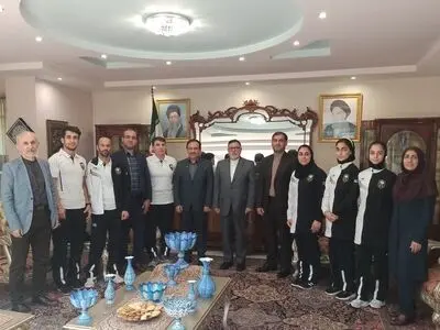 دیدار سفیر ایران در بلغارستان با تیم ملی پاراتکواندو