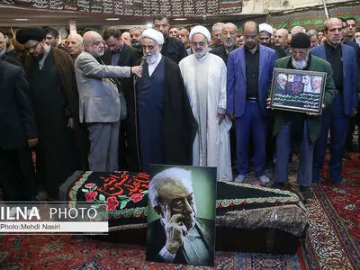 مراسم تشییع پیکر اسدالله عسگراولادی