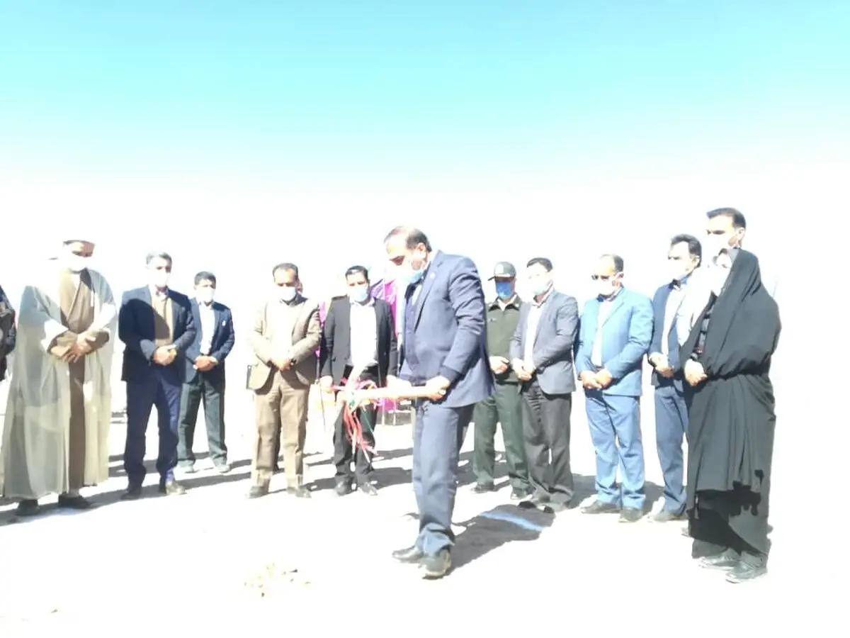 مراسم کلنگ زنی احداث خانه کودکان و نوجوانان در ارسنجان برگزار شد