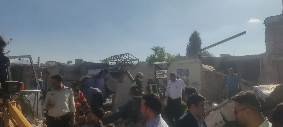 انفجار منزل مسکونی در جعفرآباد کرمانشاه