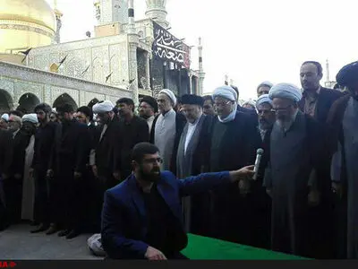 پیکر آیت‌الله برقعی تشییع و به خاک سپرده شد