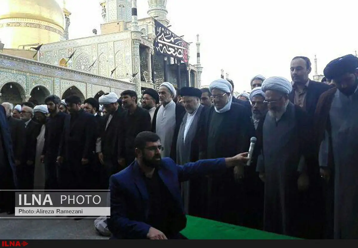 پیکر آیت‌الله برقعی تشییع و به خاک سپرده شد