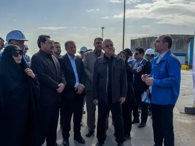 بازدید وزیر صمت از بزرگ‌ترین واحد نمک‌زدایی کشور