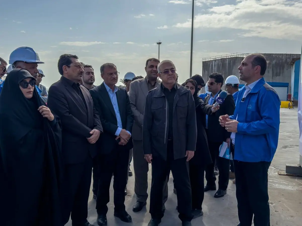 بازدید وزیر صمت از بزرگ‌ترین واحد نمک‌زدایی کشور