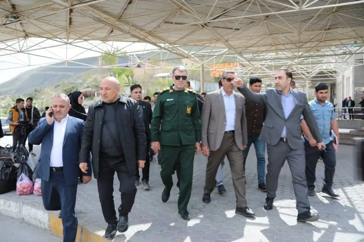 بازدید میدانی خبرنگاران به اتفاق مسئولین از پروژه‌های مرزی