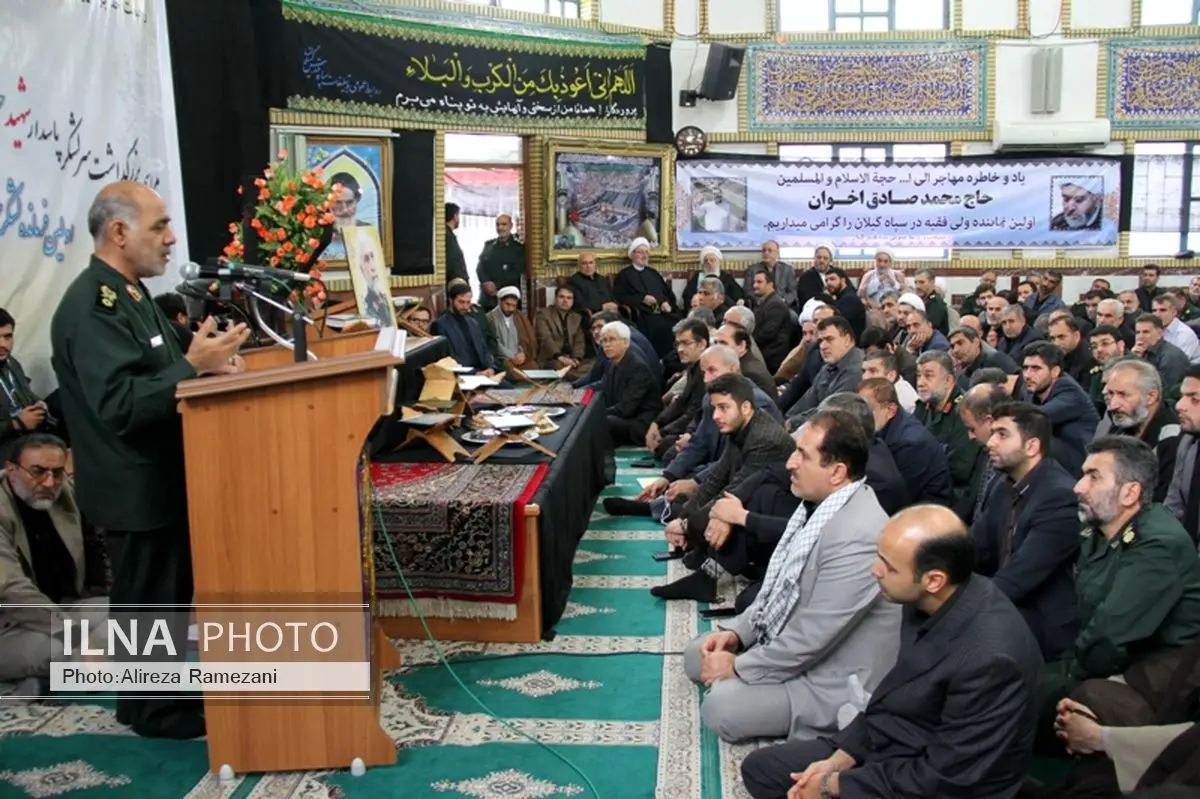 مراسم بزرگداشت شهید حسین همدانی در گیلان برگزار شد