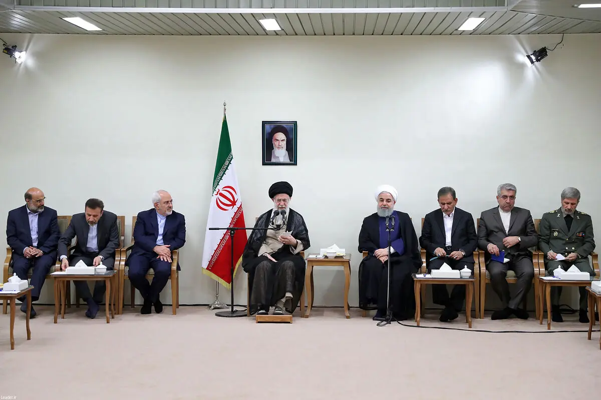 رئیس‌جمهور و اعضای هیئت دولت با رهبر انقلاب دیدار کردند