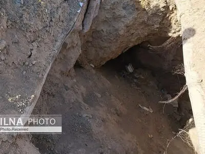 بوجود آمدن شکاف در دستکند ۷۰۰ساله صالح‌آباد/ حفاری‌های غیرمجاز و عدم حفاظت صحیح فروریختن بخشی از شهر زیرزمینی را به دنبال داشت