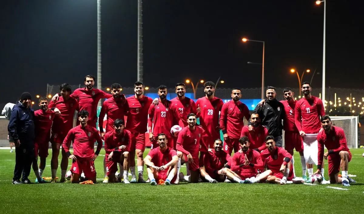 آخرین تمرین تیم ملی قبل از جدال با قطر با حضور جلالی و فریبا