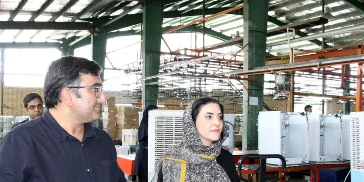 بازدید دبیرکل انجمن صنایع لوازم خانگی ایران از شرکت مکث الکترونیک مهدیشهر