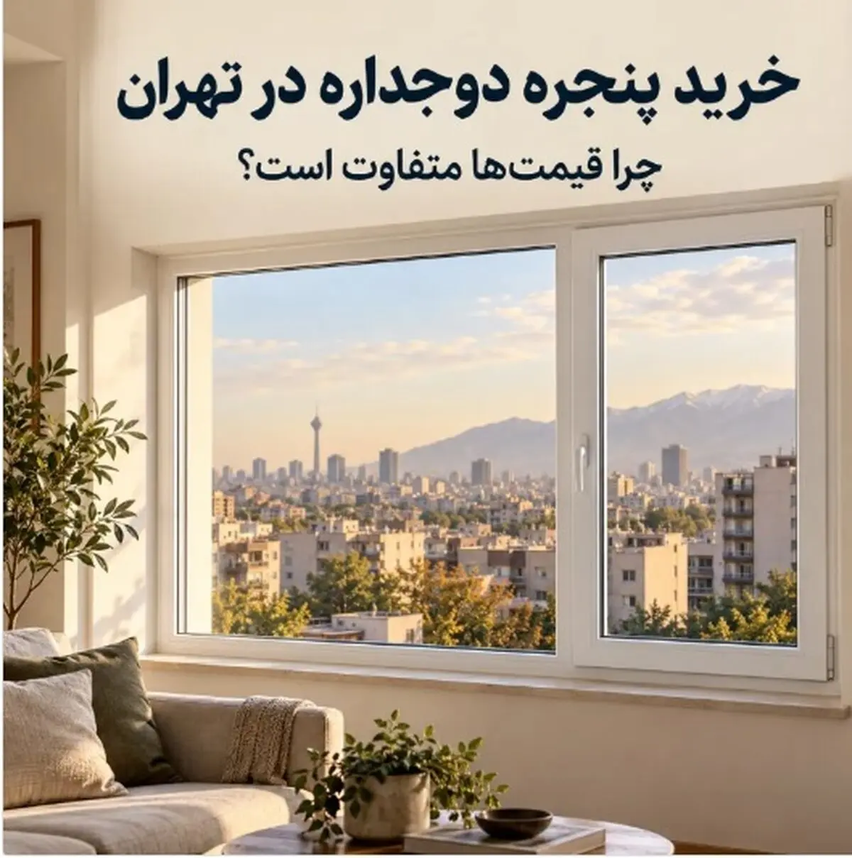 خرید پنجره دوجداره در تهران؛ چرا برای ابعاد یکسان قیمت‌های متفاوت می‌گیرید؟

