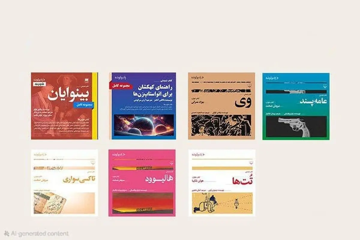 انتشار ۸ عنوان کتاب صوتی رادیو گوشه با صدای از سروش صحت و هوتن شکیبا