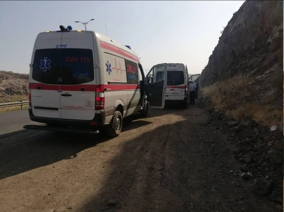 یک کشته به دلیل واژگونی خودرو در کمربندی بومهن-تهران
