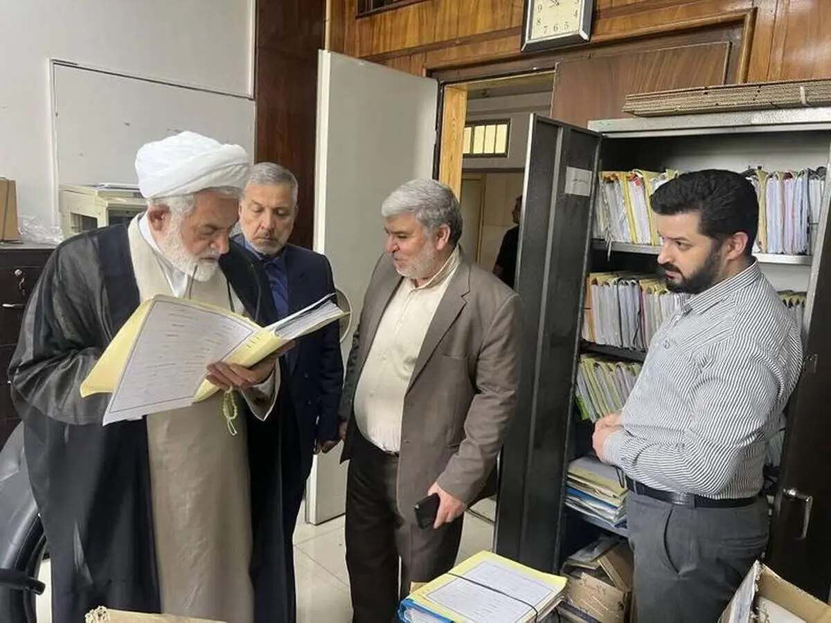 بازدید حجت‌الاسلام منتظری از شعب دیوان عالی کشور و نظارت بر روند خدمت‌رسانی به مراجعین 