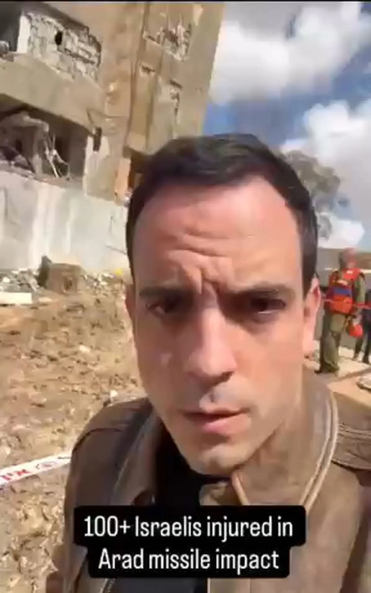 گزارش خبرنگار فاکس‌نیوز در اسرائیل از حملات روز گذشته + فیلم