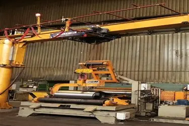 نصب و راه‌اندازی مکانیسم آزادسازی اسلیوهای فلزی از قراضه ورق در تمپرمیل نورد سرد