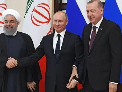 سخنان پوتین در نشست خبری مشترک با روحانی و اردوغان