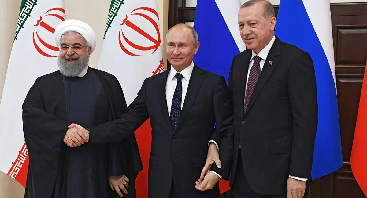 سخنان پوتین در نشست خبری مشترک با روحانی و اردوغان