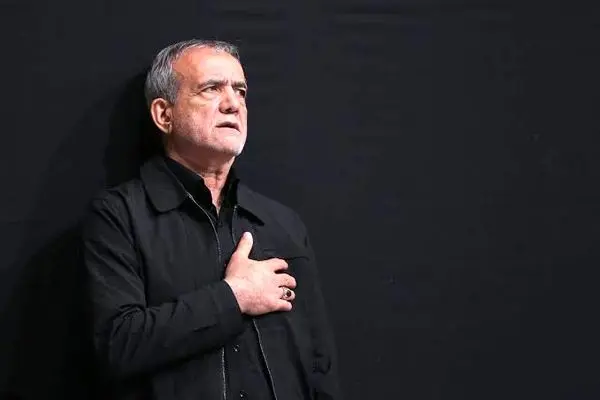 Pezeshkian Attends Ceremony Marking 40th Day Since Burial of Martyred Leader