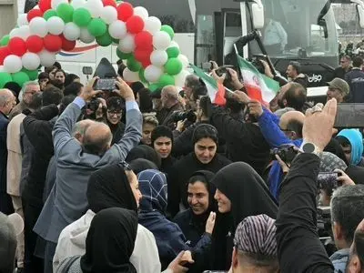 استقبال تیم ملی فوتبال بانوان در قزوین