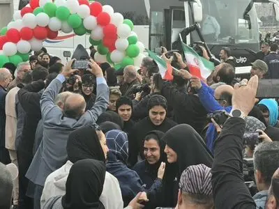 استقبال تیم ملی فوتبال بانوان در قزوین