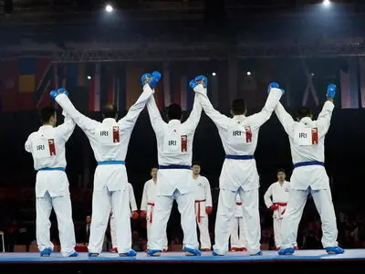 ایران تتبوأ المرکز الثالث ببطولة الالعاب العالمیة للکاراتیه