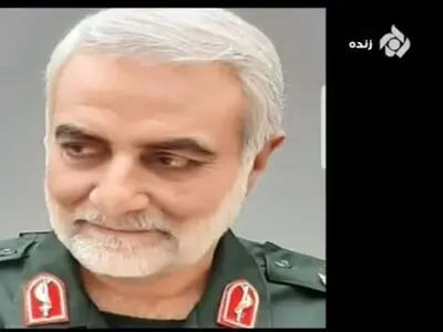 شباهت عجیب بازیگر رنگین‌کمان به حاج قاسم/ رونمایی از تست گریم 