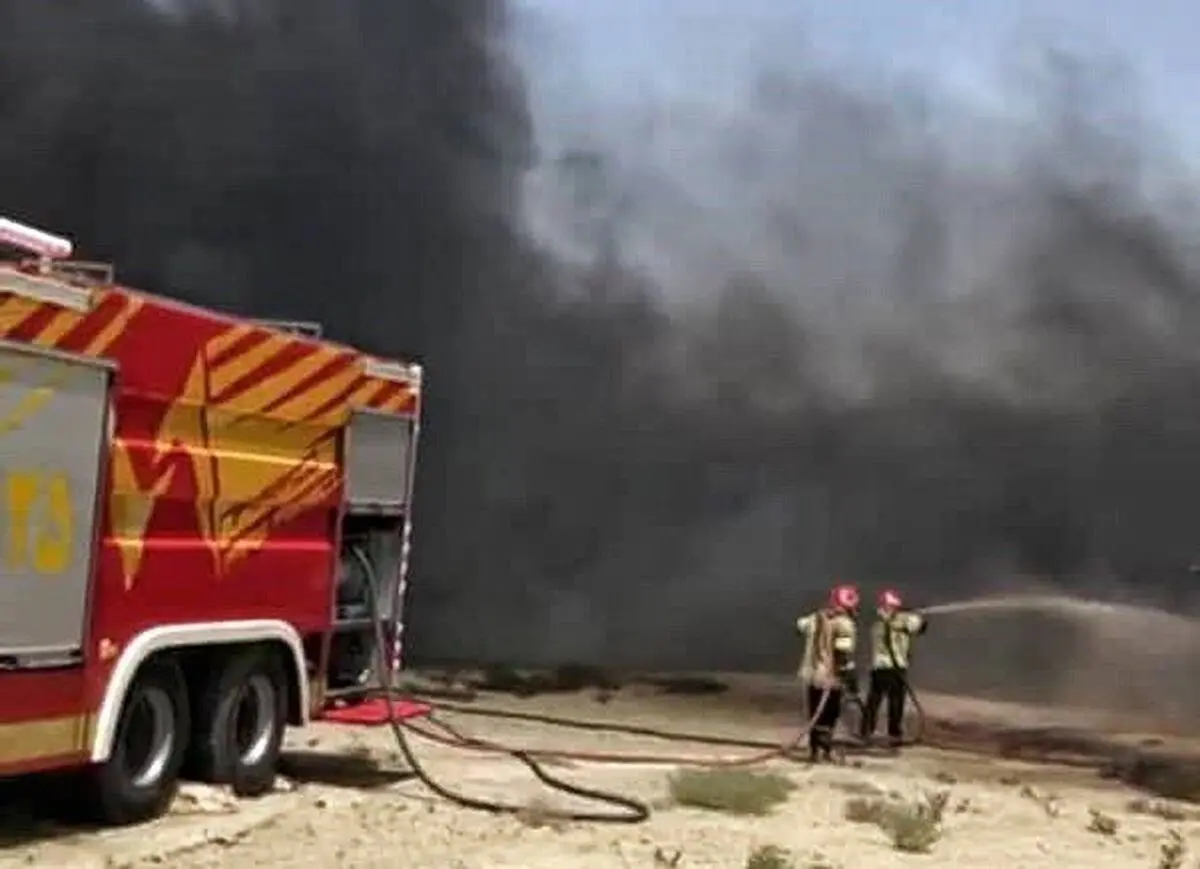 مهار آتش‌سوزی تانکر حامل سوخت در منطقه آزاد چابهار/ 2 نفر فوت کردند