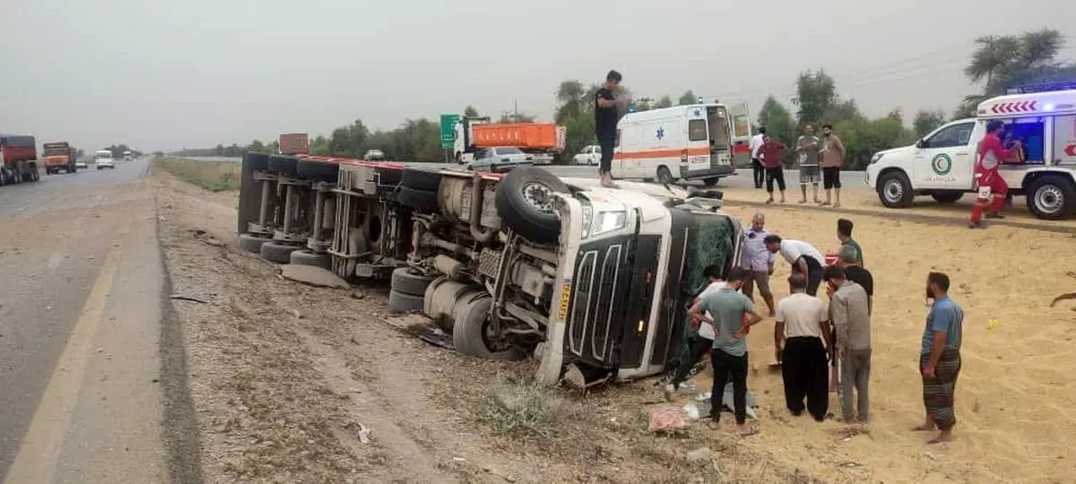 اوج تصادفات جادهای در بامداد جمعهی خونین خوزستان
