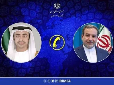 إيران والإمارات تؤكدان على تعزيز العلاقات الثنائية ودعم الاستقرار الإقليمي