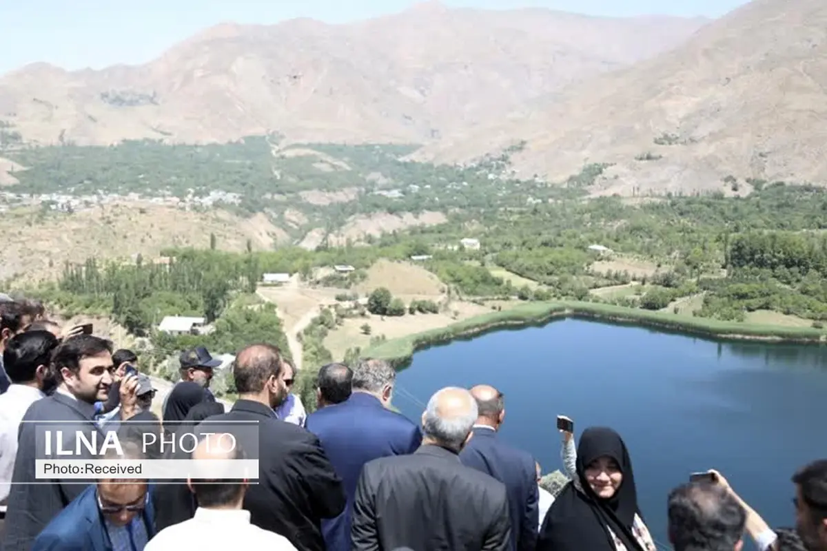 وزیر میراث فرهنگی از دریاچه اوان بازدید کرد