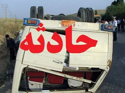 تصادف مرگبار مینی‌بوس در تکاب 1 کشته و 3 مجروح بر جای گذاشت