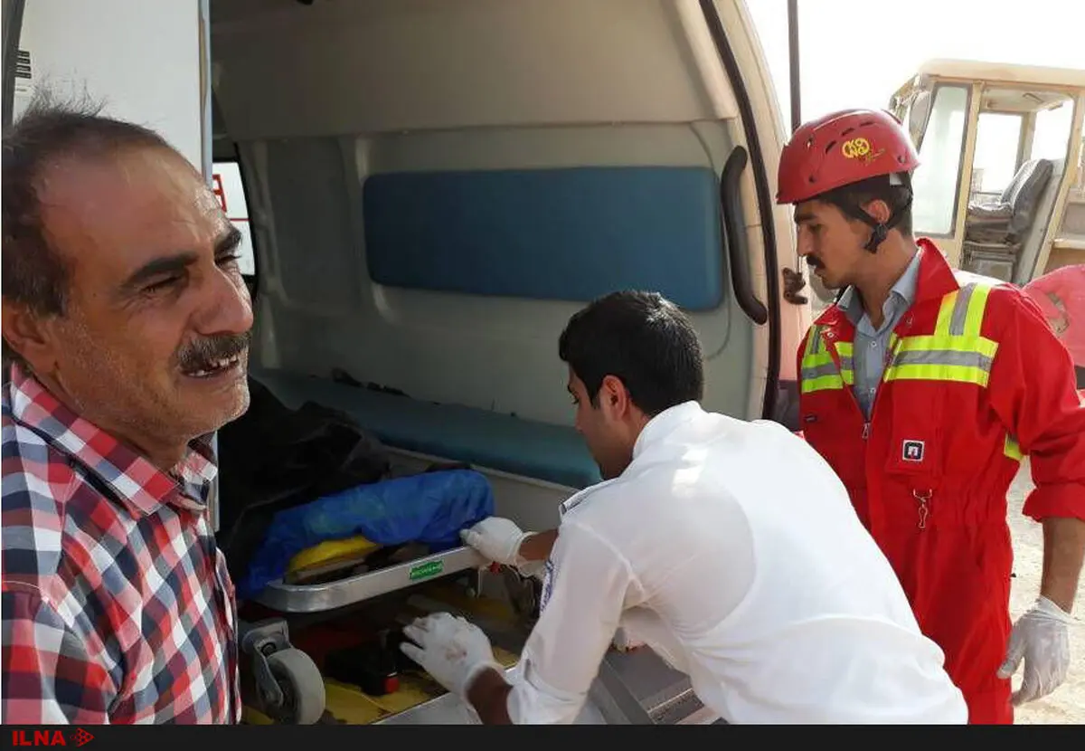 مرگ کارگر خودروی سنگین در آبادان