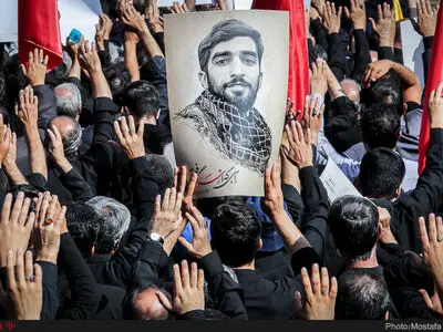 مراسم تشییع پیکر شهید حججی-2