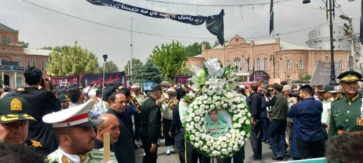 بدرقه باشکوه سردار شهید «علیرضا لطفی» در ارومیه