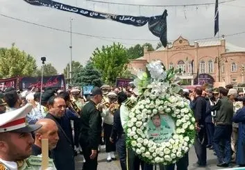 بدرقه باشکوه سردار شهید «علیرضا لطفی» در ارومیه