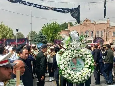 بدرقه باشکوه سردار شهید «علیرضا لطفی» در ارومیه