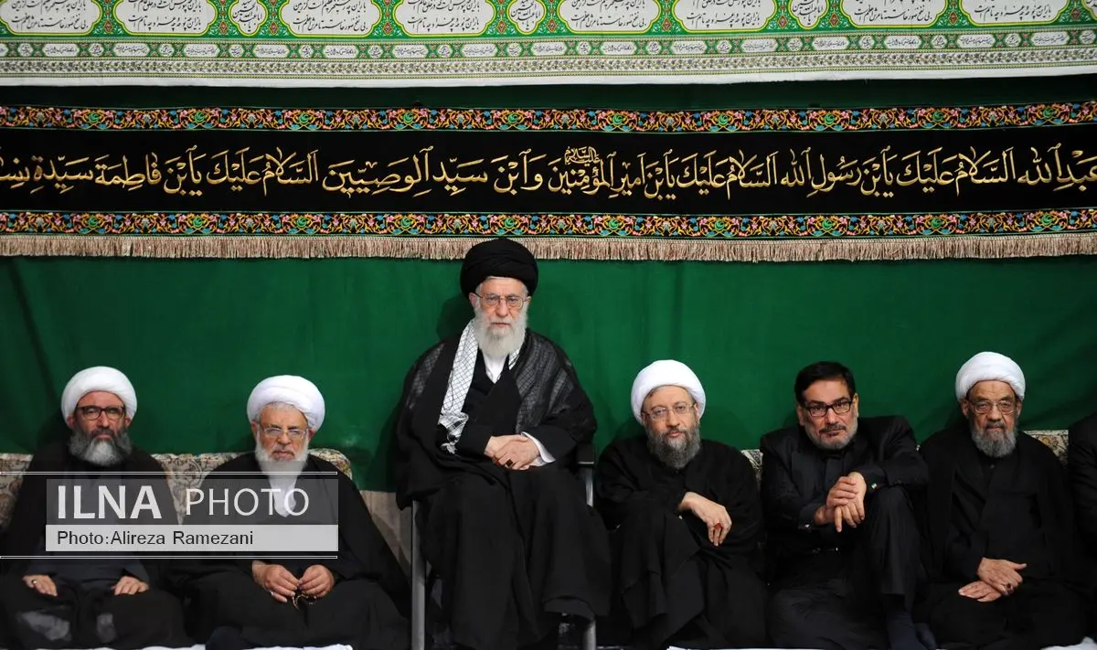 پنجمین شب عزاداری اباعبدالله الحسین(ع) با حضور رهبر انقلاب برگزار شد