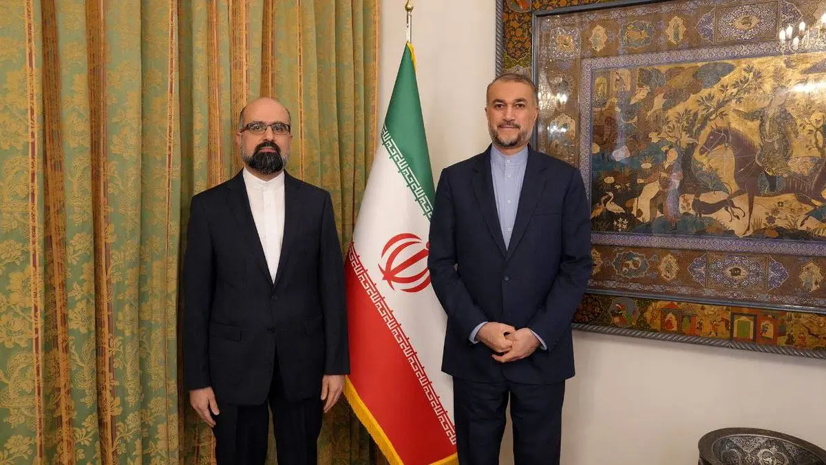 دیدار سفیر جدید ایران در بلژیک با وزیر امور خارجه