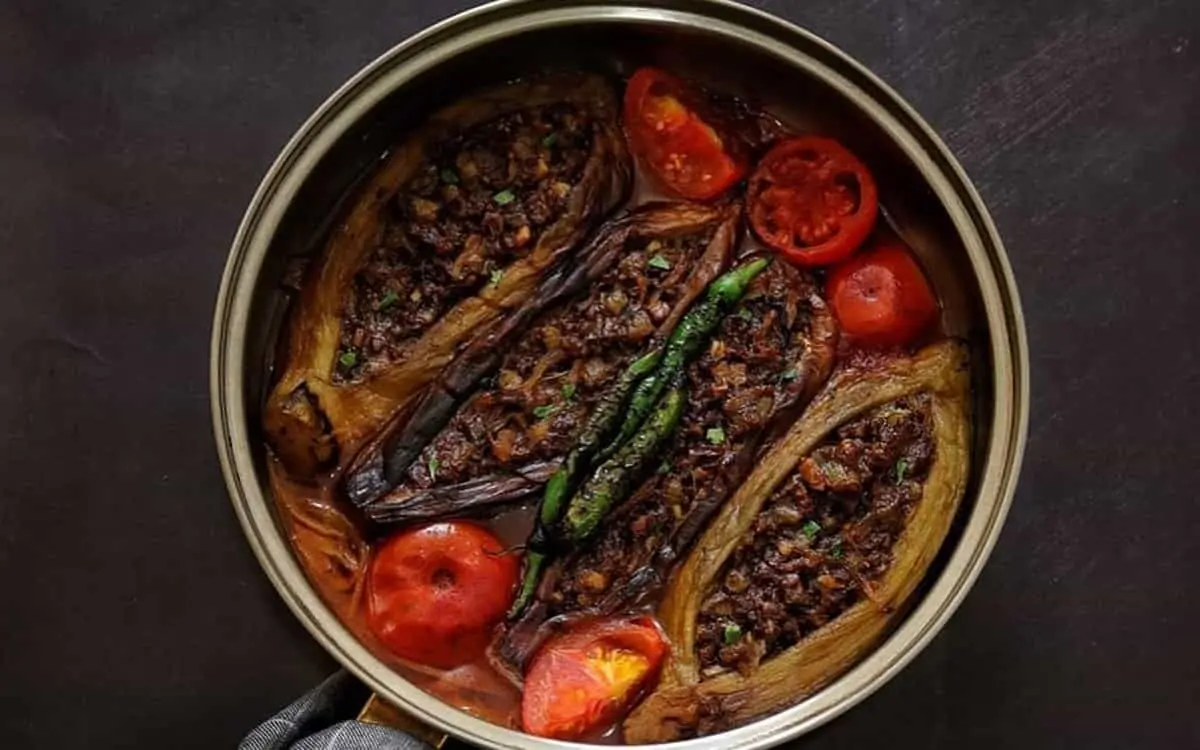 بادمجون کباب، غذایی خوشمزه 