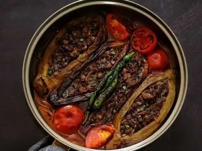 بادمجون کباب، غذایی خوشمزه 