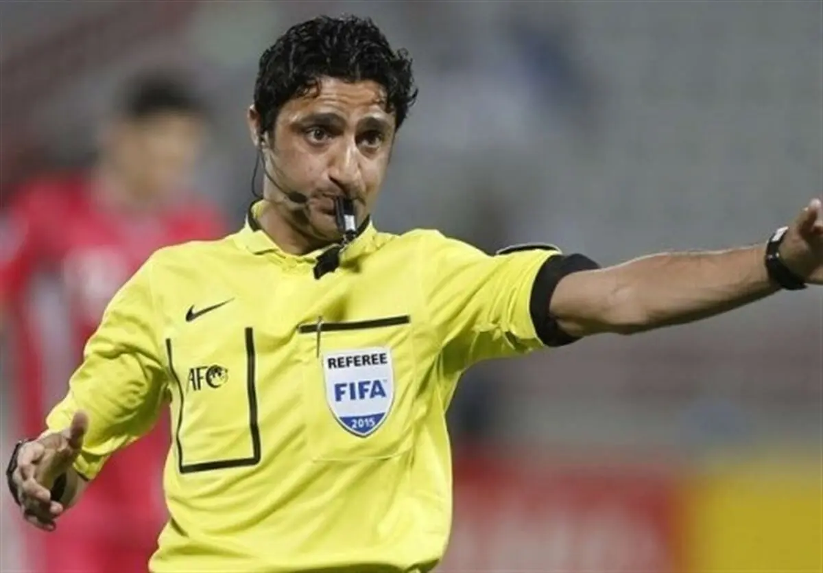  داور عراقی بازی پرسپولیس - استقلال تاجیکستان را سوت می‌زند 